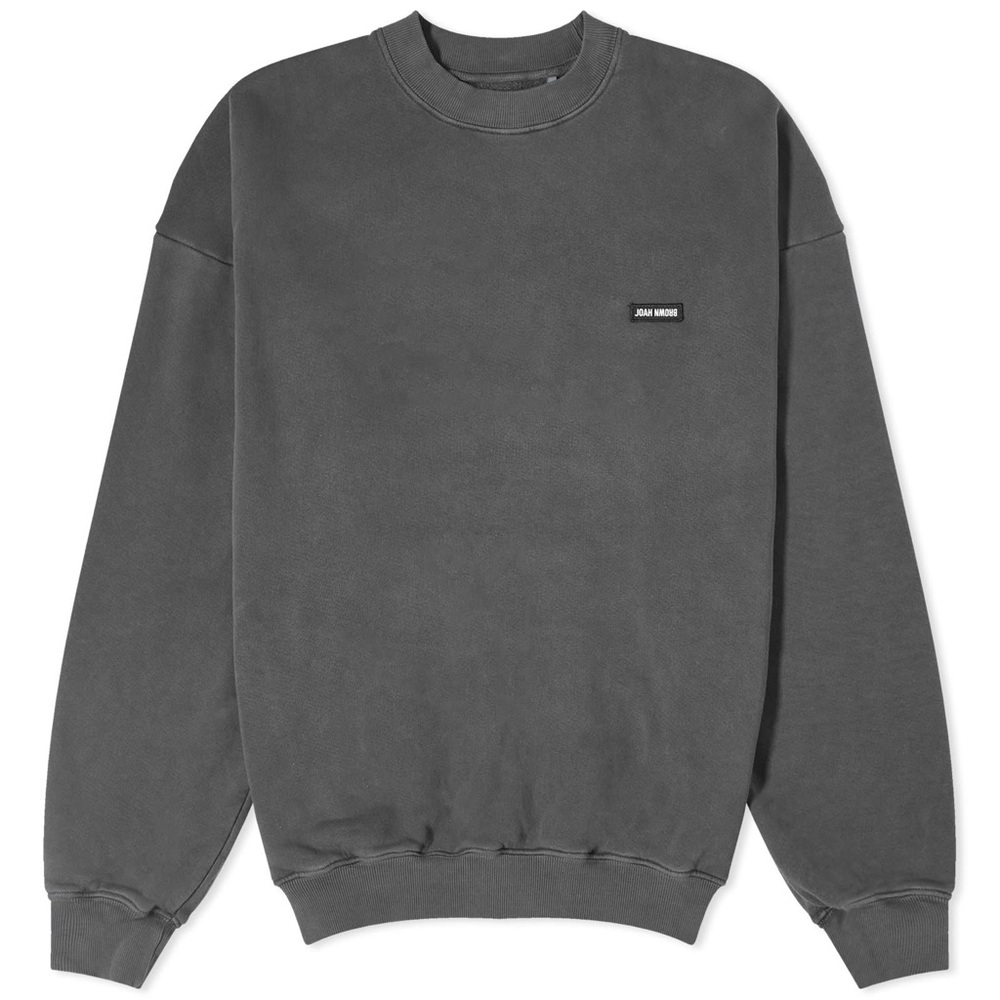 Joah Brown Black Crewneck Sweater